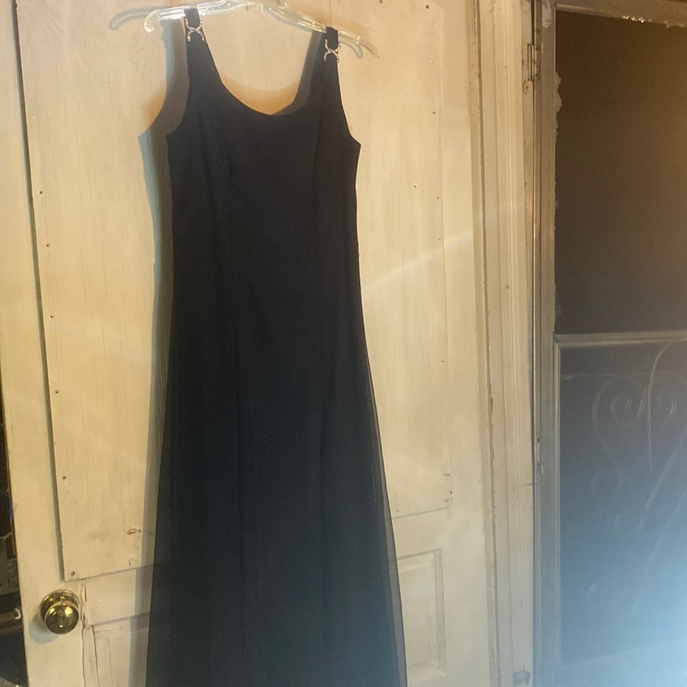 Black Jordon 9/10 Bling Straps Long Prom/Formal Dress!!!